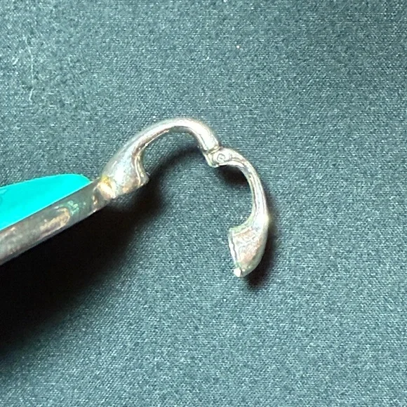 ⏰ NWOT Premier Designs faux turquoise silver necklace pendant stretch bracelets - Picture 7 of 11